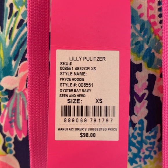 Lilly Pulitzer 🤩 hoodie sweatshirt - Picture 3 of 9